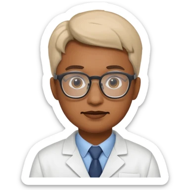 generate a scientist economist sticker