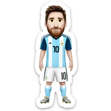 Messi argentina sticker