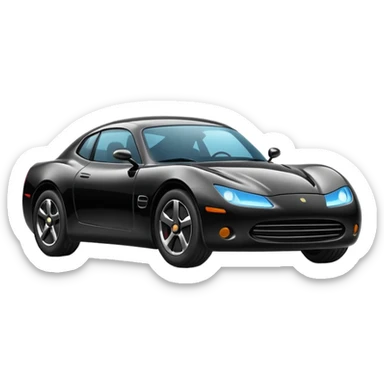 invisible black car sticker