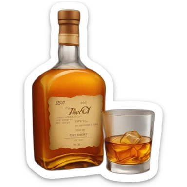 whisky sticker