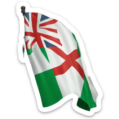 Flag of northern ireland sticker