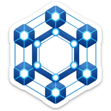 diffusion, llm, vlm관련 이모지를 만들건데 ai 네트워크느낌의 이모지 만들어 sticker