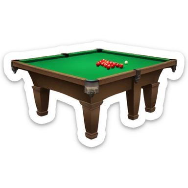 Une table de snooker sticker