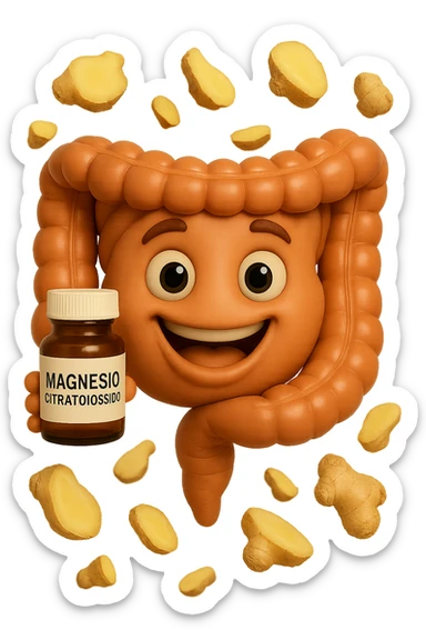 emoji stile iphone 3d di piccoli pezzi di zenzero che fluttuano in aria con pezzi di colon arrotolati intorno, iperrealistico 4k sticker