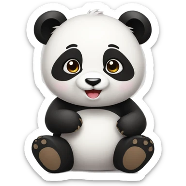 panda cute sticker
