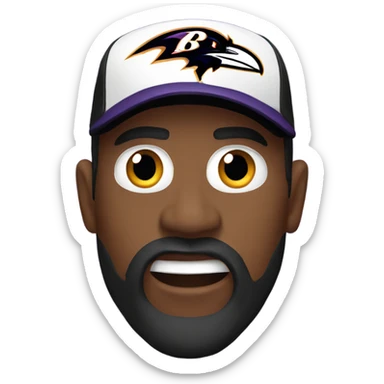 Ravens beat Steelers sticker