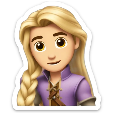 Flynn rider rapunzel sticker