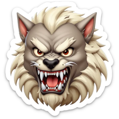 dnd 5e werewolf boss monster sticker