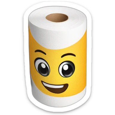 Premium Paper towel roll sticker