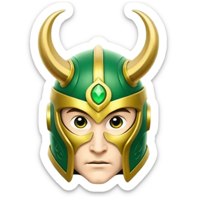 only helmet of loki sticker