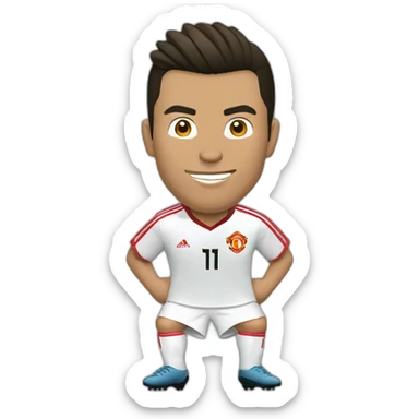 cristiano ronaldo 2008 manchester united sticker