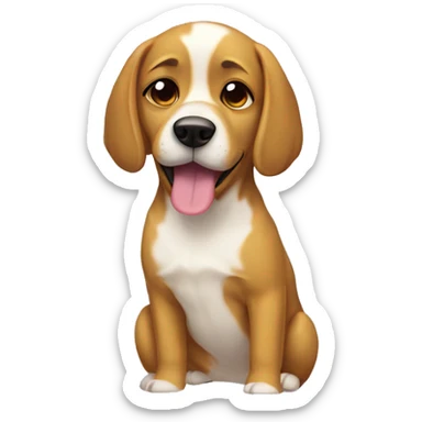 Chill girl dog sticker