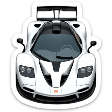 McLaren F1 car sticker