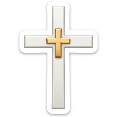 Create more catholic cross emojis more simple and clean sticker