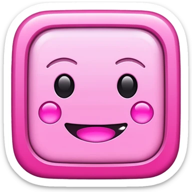 Pink text message
 sticker