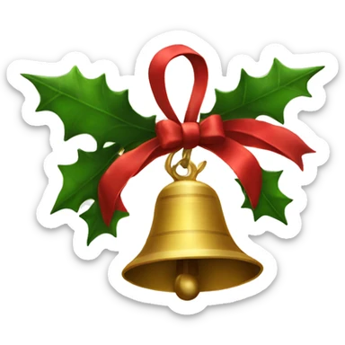 Christmas bells sticker