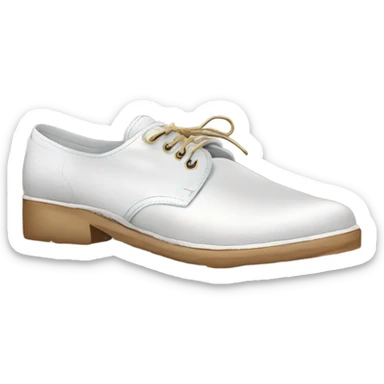 a pair of designer charentaise shoes with 'Seenk' written on them sticker