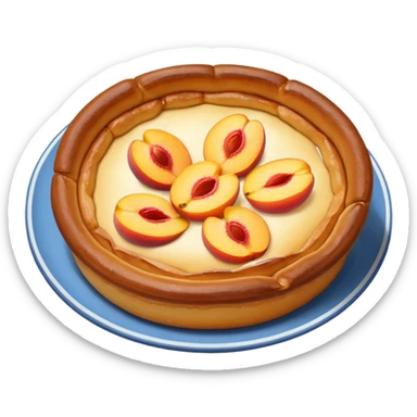 peach dutch baby sticker