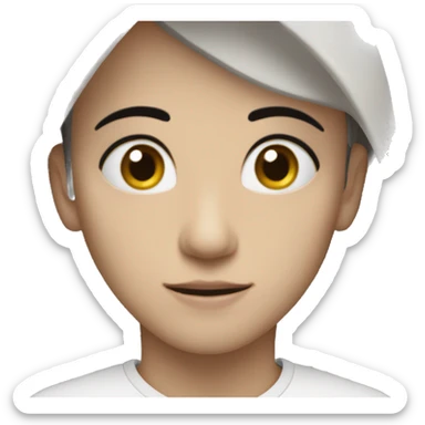 Kulaklıklı kurba sticker