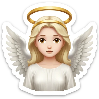 Angel in heaven sticker