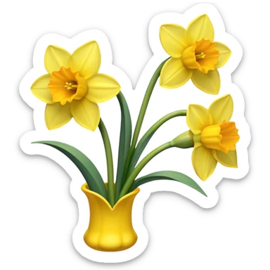 Daffodils sticker