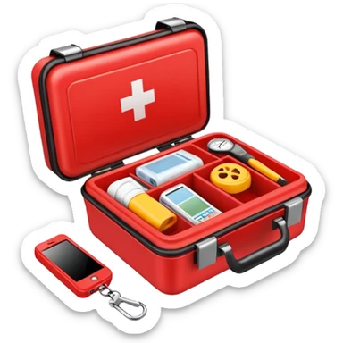 car emergency kit sticker