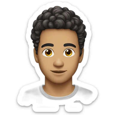 GUSTAVO-REYNOSO-STRAIGHTHAIR-LIGHTSKINCOLOR sticker