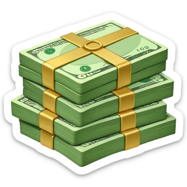 Сделай пачку денег как в GTA San Andreas sticker