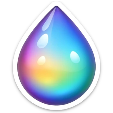 oil droplet sticker