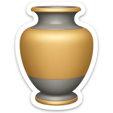 grey urn sticker
