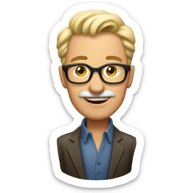 Man and ladies sticker