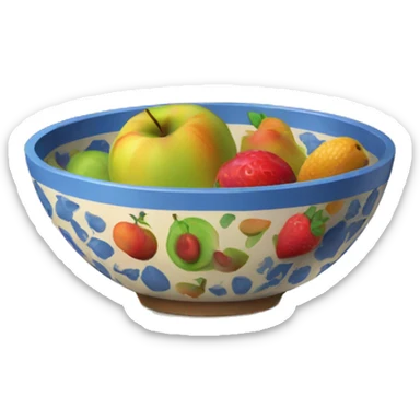 Bowl de fruta sticker