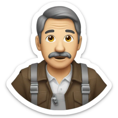 ary-poteur qui mange des souchie sticker