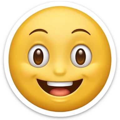 I need exite emoji sticker