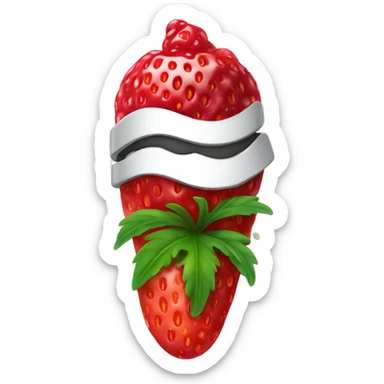Strwaberry vape sticker