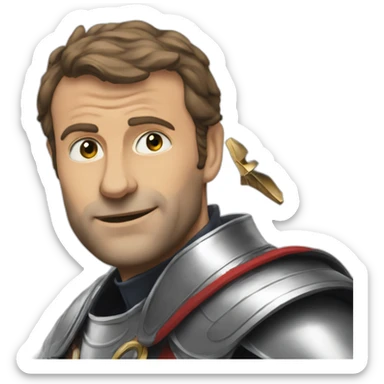Macron excalibur sticker