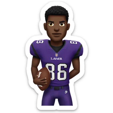 Lamar Jackson sticker
