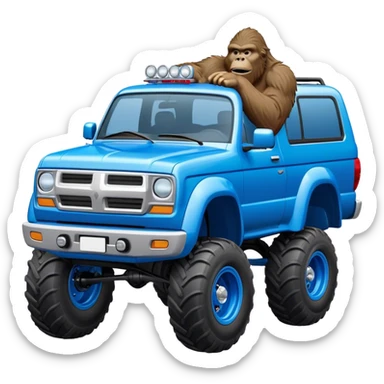 Bigfoot - Bigfoot 4x4 (Model Year: 2022) (Iconic colour: Blue) sticker