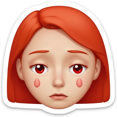 Ashamed emoji sticker