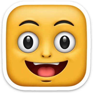 Freaky face emoji  sticker