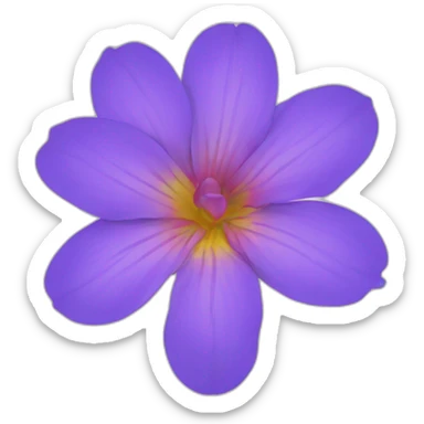 beautiful flower sticker