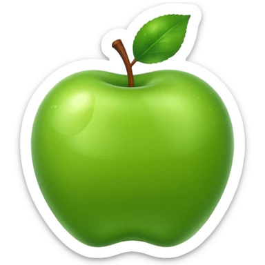 green apples sticker