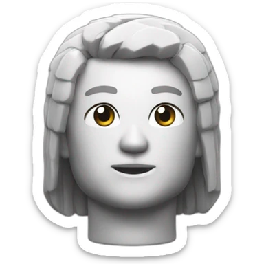 Minifig head but Japanese sticker