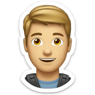 Personne travail hypermarché sticker