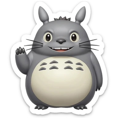 My neighboor totoro emoji sticker