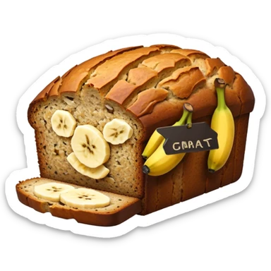 banana bread sticker