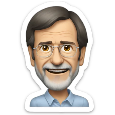 Rajoy on acid sticker