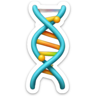 DNA genetic mutation sticker