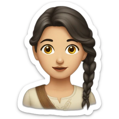 Armenian girl sticker