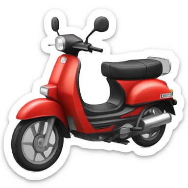 Moped sticker